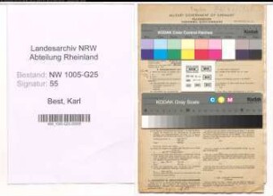 Entnazifizierung Karl Best , geb. 22.06.1913 (Drogist)