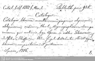 Bibliothecae privatae 0935
