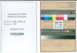 Entnazifizierung Karl Quabeck , geb. 12.04.1908 (Beamter)