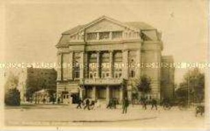 Ansicht des Zentral-Theaters in Magdeburg, heute Opernhaus am Universitätsplatz
