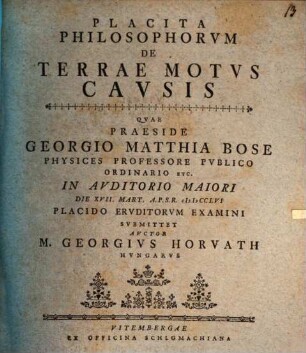 Placita philosophorum de terrae motus causis
