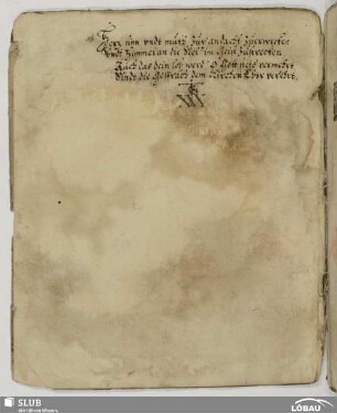 Geleitwort [handschr.]