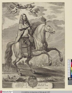 Carolus II [Charles II. König von England zu Pferd]