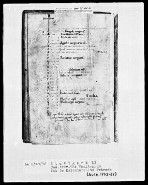 Psalterium - Hymnar (Benediktinerhandschrift) —