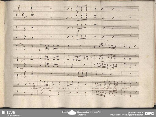 Rondo: "Amor pietoso amore" in A-Dur (Fortsetzung)