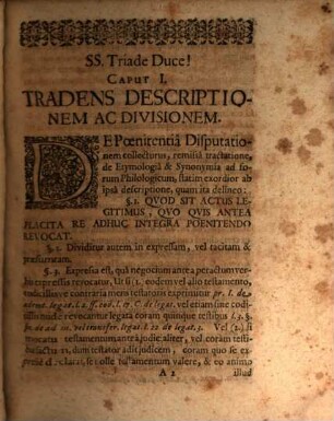 Dispvtatio Jvridica De Poenitentia