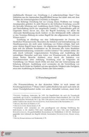 I.3 Forschungsstand