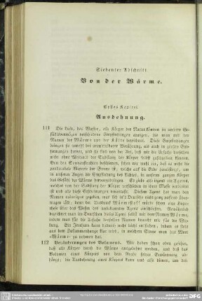 Siebenter Abschnitt. Von der Wärme