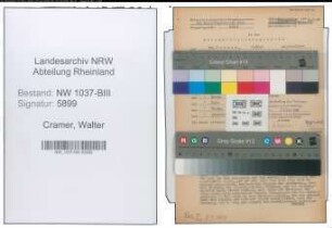 Entnazifizierung Walter Cramer , geb. 03.04.1906 (Angestellter)