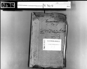 Verzeichnis der anhängigen Prozesse der Debitkommission (1796, 1819 ff.)