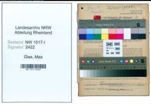 Entnazifizierung Max Gies , geb. 09.05.1889 (Kaufmann)