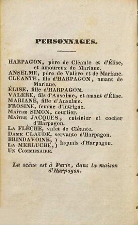 L' avare : [comédie en cinq actes]