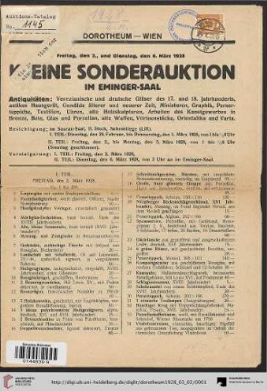 I. Teil (Nr. 1-200)