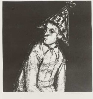 Halbfigur eines Jungen mit Hut (verworfene Arbeit)