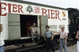 Breisach: Kaiserstuhl Express-Rebenbummler, Riegeler Bier-Wagen