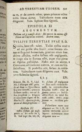 Epistola XI - Epistola XX
