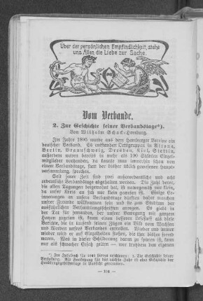 Vom Verbande.