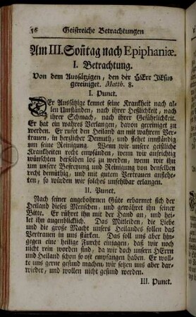 Am III. Sonntag nach Epiphani⁠æ.