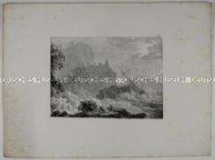 Schiffsuntergang während eines Unwetters (Nr. 93 des Mappenwerkes: Souvenirs Pittoresques)
