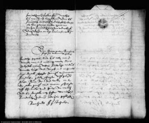Bernhard an Fürst Joachim Ernst, seinen Bruder