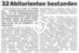32 Abiturienten bestanden