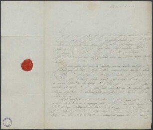 Franz Julius Ferdinand Meyen, Brief