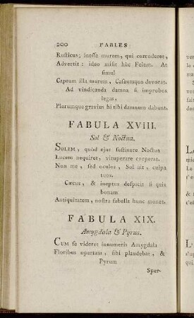 Fabula XVIII. = Fable. XVIII. - Fabula XXIX. - Fable XXIX.
