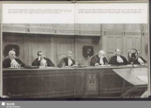 Der Internationale Schiedsgerichtshof im Haag in Holland 1932