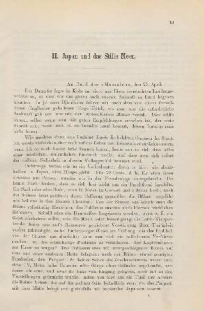 II. Japan und das Stille Meer