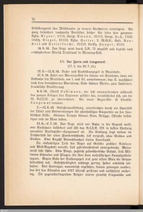 XV. Vor Ypern und Langemark