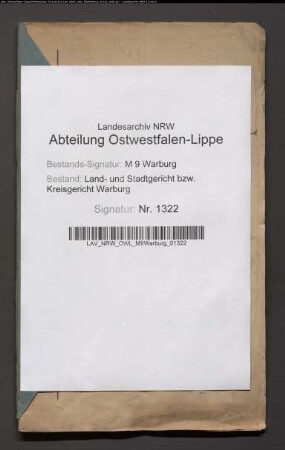 Erblasser: Dohmann, Elisabeth, geb. Bergmann: