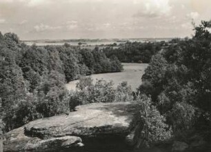 Oberlausitz. Spreedurchbruch am Abgott, nordöstlich von Bautzen