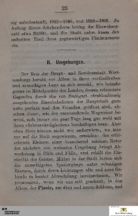 II. Umgebungen