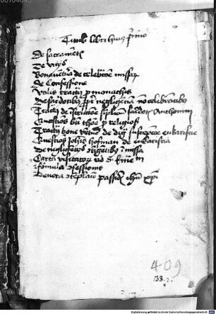 Varii tractatus de missa, de confessione etc., imprimis ex horologio Susonis - BSB Clm 14808