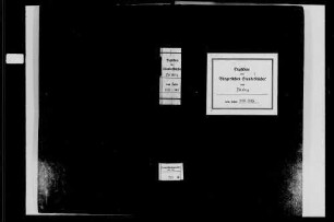 Dornberg, katholische Gemeinde: Standesbuch 1826-1845