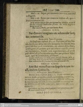 Thesis CXIII. Amictui monastico vis singularis non inest, nedum spiritualis