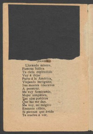 [La Mirada.] : (Danzón.)