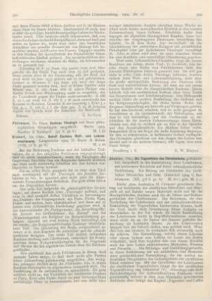 521-522 [Rezension] Siebert, Otto, Rudolf Euckens Welt- und Lebensanschauung