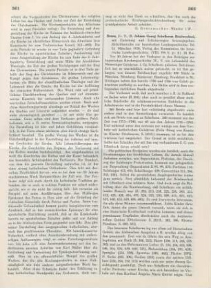 362-363 [Rezension] Johann Georg Schelhorn's Briefwechsel