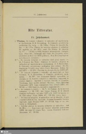 Alte Litteratur