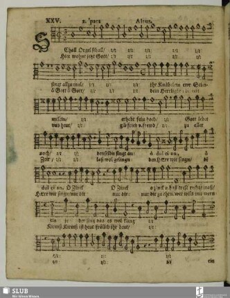 XXV. Schall Orgel schall