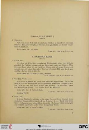 [Gemäldesammlung moderner Meister] (Nr. 1-257)