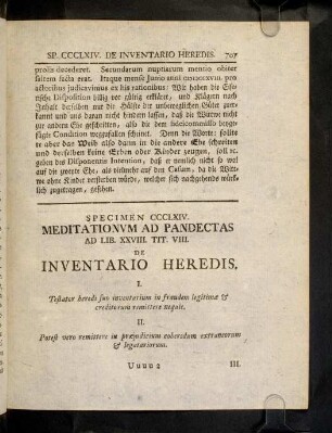 707-715, Sp. 364. De Inventario Heredis
