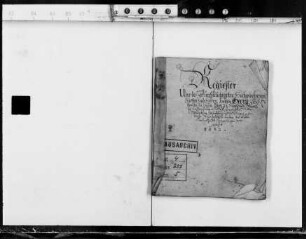 Register über die Empfänger der von Landgraf Georg III. gespendeten Almosen (Quart-Format)