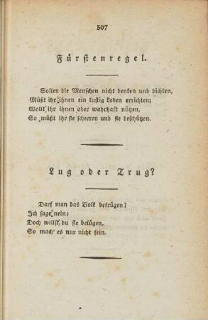 Lug oder Trug?