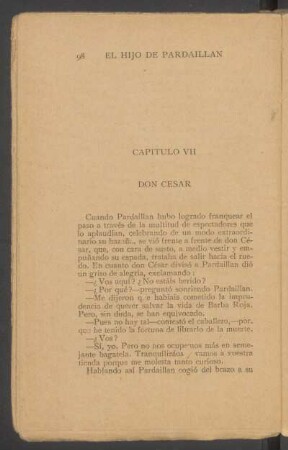 Capítulo VII - Don César