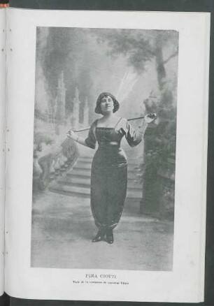[Retrato de] Pina Ciotti : Tiple de la compañía de operetas Vitale