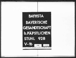 Politischer Schriftwechsel, Juli - August