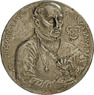 Medaille auf Theophrast Paracelsus, 1538