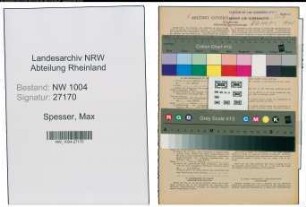 Entnazifizierung Max Spesser , geb. 19.09.1892 ()